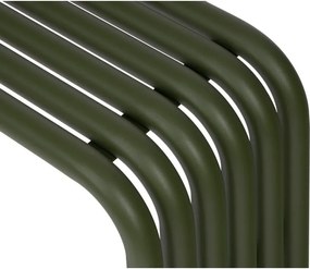 Зелена градинска пейка метална Nokk – noo.ma