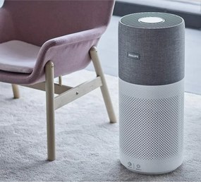 Втора ръка: Пречиствател за въздух Philips AC3033/10, SMART, Wi-Fi, 55W, За до 135 м2, HEPA, Интелигентни сензори, Бял/сив