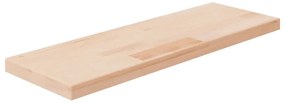 342935 vidaXL Дъска за рафт, 60x20x2,5 см, необработен масивен дъб