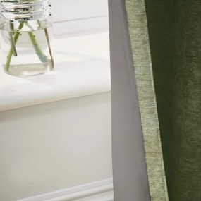 Термо пердета в комплект от 2 бр. от шенил в цвят каки 229x183 cm Selene Luxury Chenille – Hyperion