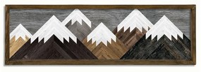Картина за стена Планини, 120 x 35 cm - Evila Originals