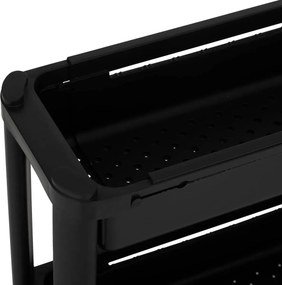 Кухненска количка 5five, 4 нива - Черен