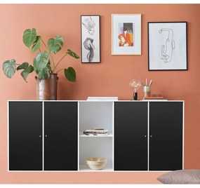 Черно-бял стенен сандък Hammel , 169 x 69 cm Mistral Kubus - Hammel Furniture