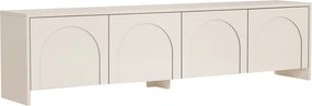 Кремава маса за телевизор 180x45x32 cm Aurelia – Kalune Design