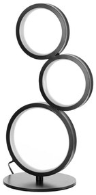ONLI - LED настолна лампа RINGS LED/17W/230V 4000K 37 см черна