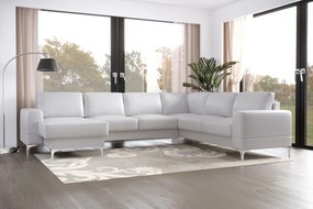 Ъглов диван Радиал Макс II-Левко-Десен