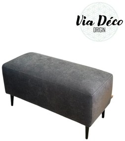 Табуретка Via Déco Origin / тъмносива 70х30