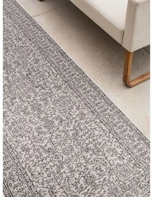 Пътека за открито и закрито в цвят слонова кост и сиво 80x250 cm Duet Kona – NORTHRUGS