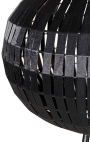 Модерна подова лампа триножник черна - Zoë