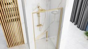 Врати за душ кабини REA Rapid Slide 110 Gold Brush