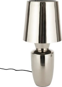 Метална настолна лампа в сребрист цвят с метален абажур (височина 42 cm) Classy – Zuiver
