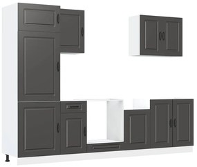 3314762 vidaXL Комплект кухненски шкафове от 7 части Kalmar, инженерно дърво