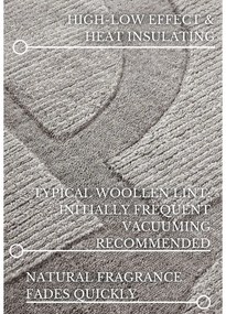 Сива ръчно изработена вълнена пътека 80x250 cm Alexis – Villeroy&amp;Boch