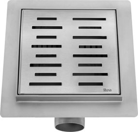 Линеен отводнител REA LINE 150x150 Nickel Brush