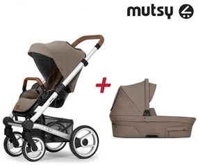 Бебешка количка 2в1 NIO Standard MUTSY - Adventure Dune Grey