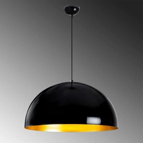 Черна лампа за таван Berceste, ø 60 cm - Opviq lights