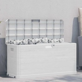 45686 vidaXL Градинска кутия за съхранение, 280 л, светлосива