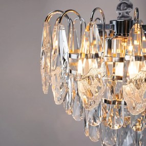 Кристална висяща лампа SWE077-CP 30cm Chrome