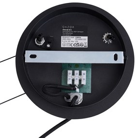 Индустриална висяща лампа черна 9-лампи - Knight