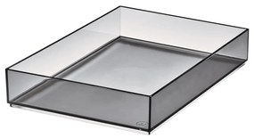 Матово черен органайзер за козметика за баня от рециклирана пластмаса - iDesign