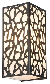 Модерна външна стенна лампа черна IP44 - Nicole