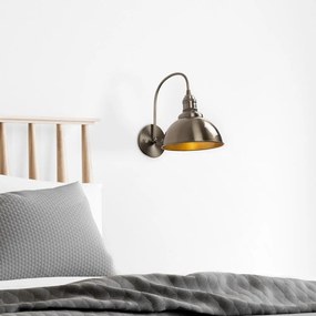 Стенна лампа в месингов цвят ø 21 cm Varzan – Opviq lights