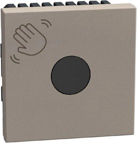 Bticino Бутон 2 мод. безконтактен цвят Камък Light Now Bticino YG4005TL