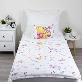 Памучно детско спално бельо за детско креватче 100x135 cm Winnie the Pooh "Pooh Hugs" – Jerry Fabrics