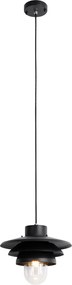 Дизайнерска външна висяща лампа черна IP44 - Morty
