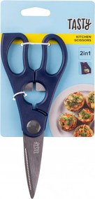 Кухненска ножица Tasty Ocean Blue 678412, Отварачка за бутилки, 20 см, Неръждаема стомана, Син