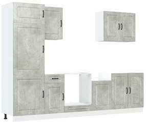 3314765 vidaXL Комплект кухненски шкафове от 7 части Kalmar, инженерно дърво