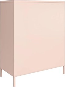 Розово метално шкафче 40x102x80 cm Mission District – Støraa