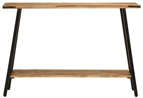 373615 vidaXL Конзолна маса, 110x30x75 см, масивно мангово дърво