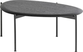 Черна масичка за кафе 67x92 cm Kota – WOOOD