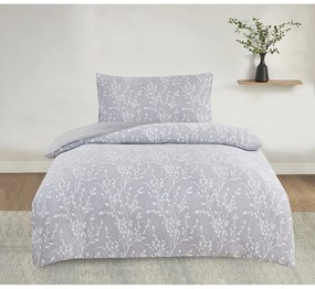 Сиво единично спално бельо от жакард 140x200 cm Boston – My House