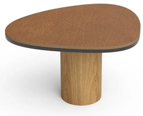 Стенна стоманена кука в цвят кафяв коняк Dot L Bull – LIND DNA