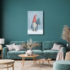 Картина на платно – Коледна магия с джудже