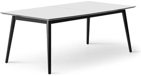 Сгъваема маса за хранене с бял плот и допълнителна плоча 100x210 cm Meza – Hammel Furniture