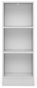 Бял шкаф за книги 41x107 cm Basic - Tvilum