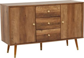 Скрин в тъмно естествен цвят 114x70x39 cm Frida – Premier Housewares