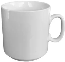 Чаша порцелан 8,3x7xh8,8cm 300ml БЯЛА (HY-A-041)