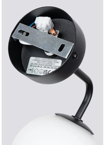 Черно-бяла стенна лампа Beam – Sollux