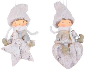 Висяща коледна украса в комплект от 2 - Ego Dekor