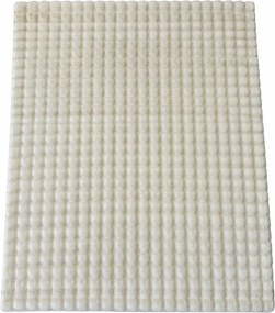 Килим подходящ за пране в цвят слонова кост 80x150 cm Bubble Emarald – Mila Home