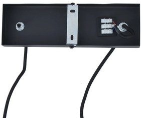 Модерен висящ лампион черен с 6 светлини - Jeana Straight