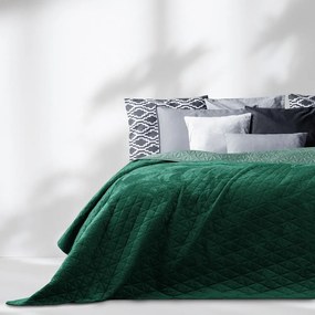 Зелена покривка за легло Jade, 220 x 240 cm Laila - AmeliaHome