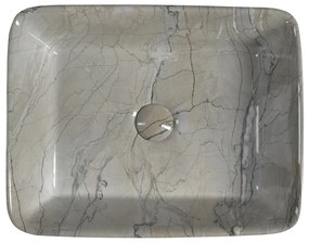 Сива керамична мивка 47,5x37,5 cm Dalma – Sapho