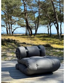 Design OUT™ Buckle Up Тъмно сив диван-стол за открито Out Buckle Up - Karup Design