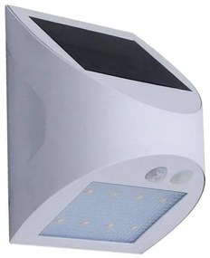 LED соларно стенно осветително тяло със сензор LED/3W/3,7V 1200 mAh IP54 бяло