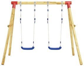 Комплект люлки, 230x130x166 см, борово дърво